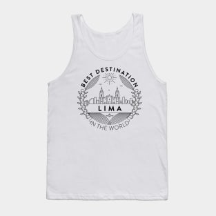 Lima Minimal Badge Design Tank Top